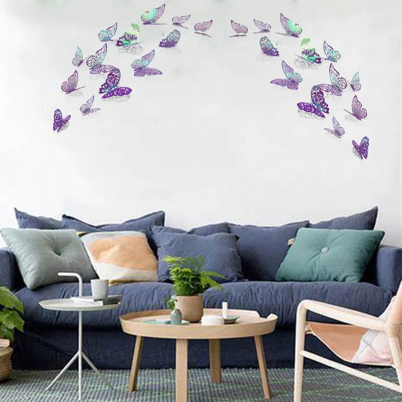 Adesca™ 3D Butterflies Wall Stickers